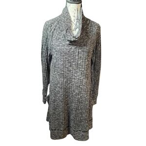 Rabbit Rabbit Rabbit Charcoal Cowl Neck Sweater Dress